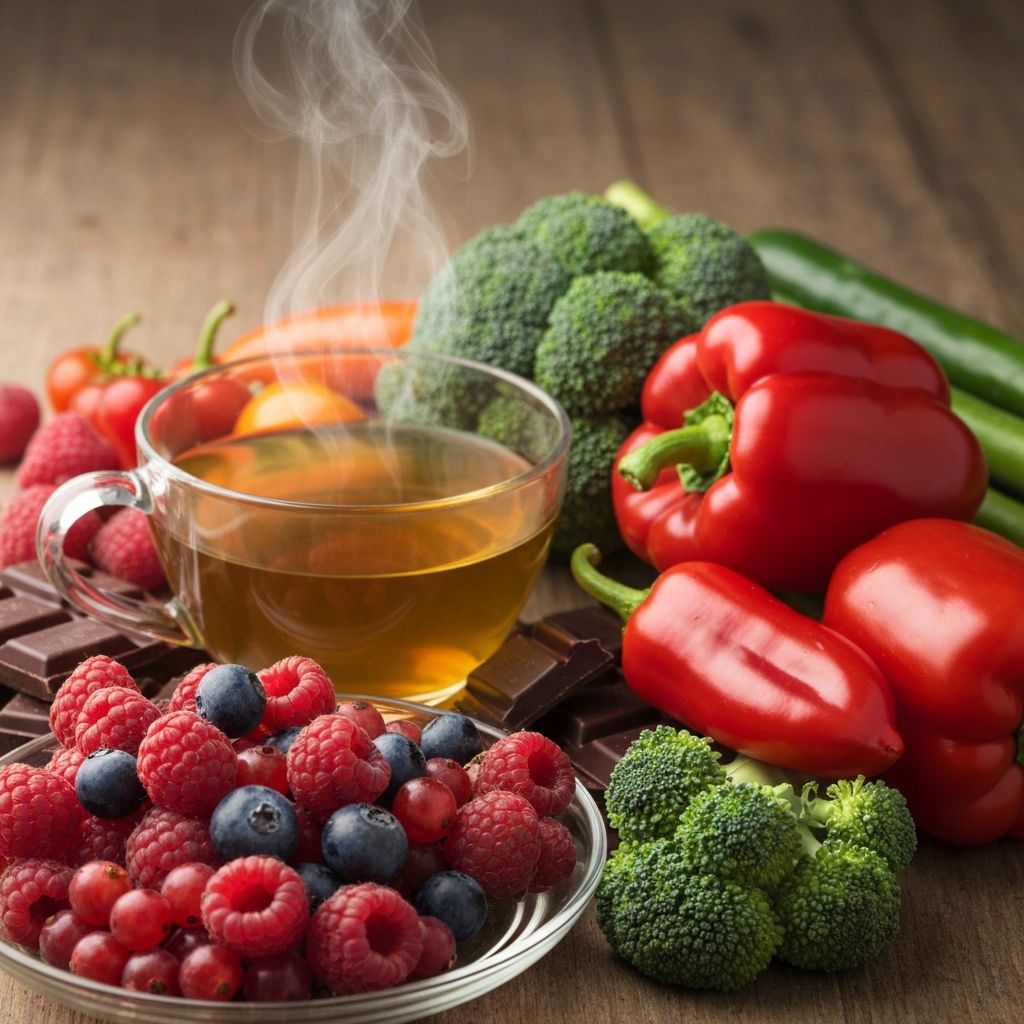 Makanan antioksidan organik