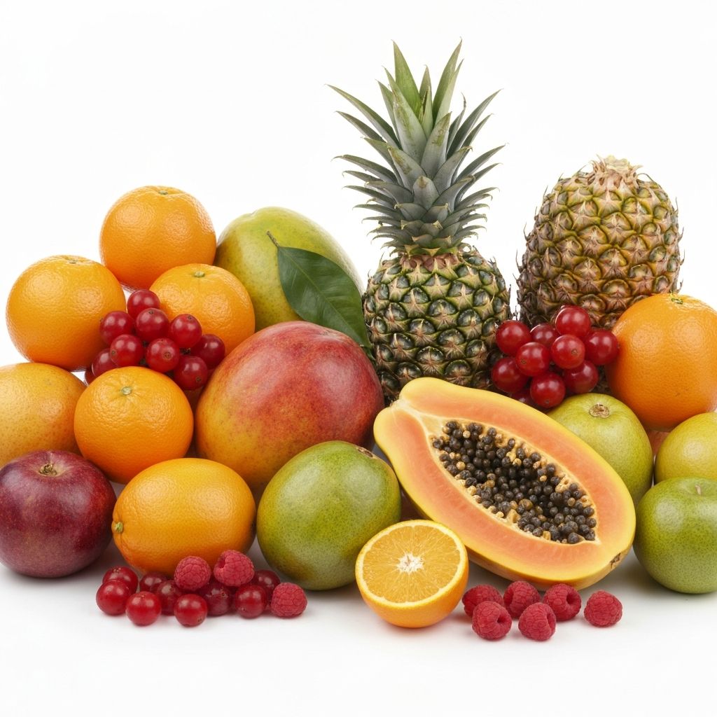 Buah-buahan segar kaya vitamin